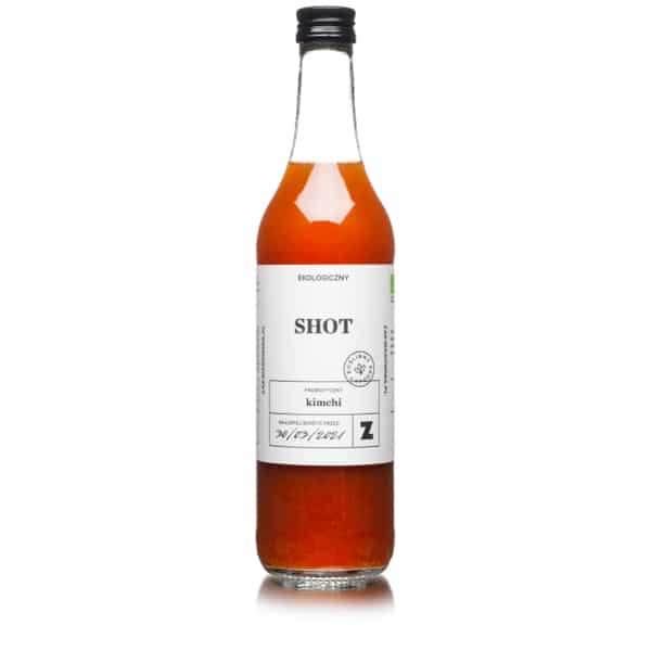 SHOT KIMCHI PROBIOTYCZNY BIO 500 ml - ZAKWASOWNIA-0