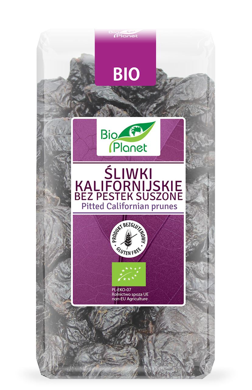 ŚLIWKI KALIFORNIJSKIE BEZ PESTEK BEZGLUTENOWE BIO 400 g - BIO PLANET-0