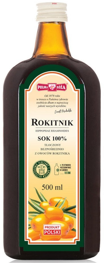 SOK Z ROKITNIKA NFC 500 ml - POLSKA RÓŻA-0