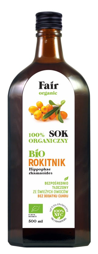 SOK Z ROKITNIKA NFC BIO 500 ml - FAIR ORGANIC-0