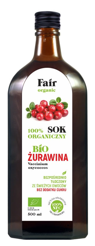 SOK ŻURAWINOWY NFC BIO 500 ml - FAIR ORGANIC-0