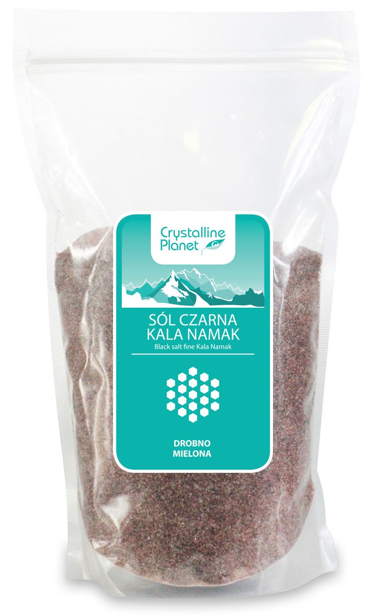 SÓL CZARNA KALA NAMAK DROBNO MIELONA 1 kg - CRYSTALLINE PLANET-0