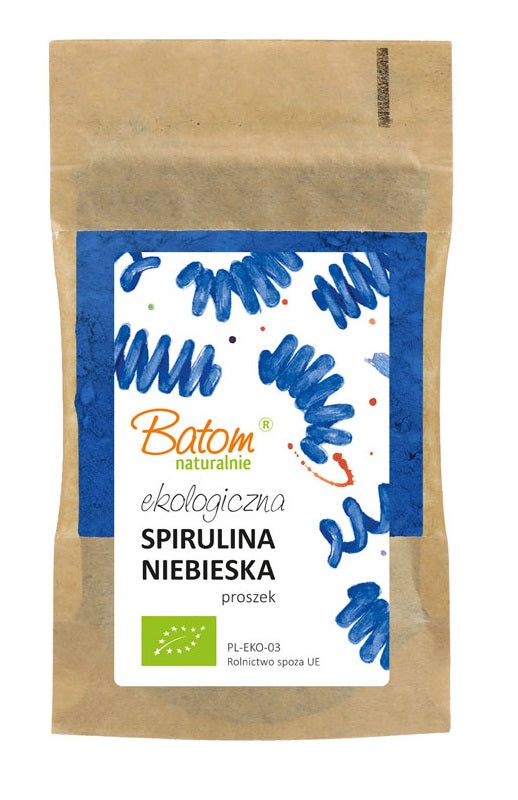 SPIRULINA NIEBIESKA BIO 15 g - BATOM-0