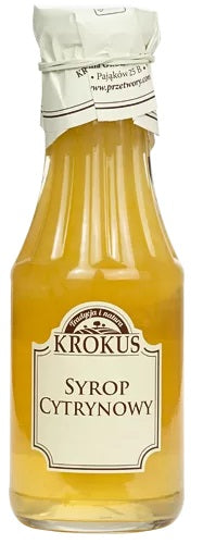 SYROP CYTRYNOWY BEZGLUTENOWY 375 g (300 ml) - KROKUS-0