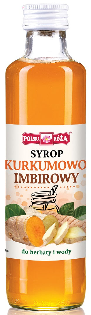 SYROP KURKUMOWO - IMBIROWY 250 ml - POLSKA RÓŻA-0