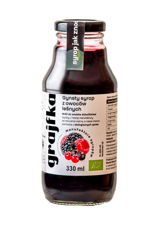 SYROP Z OWOCÓW LEŚNYCH BIO 330 ml - GRAJFKA-0