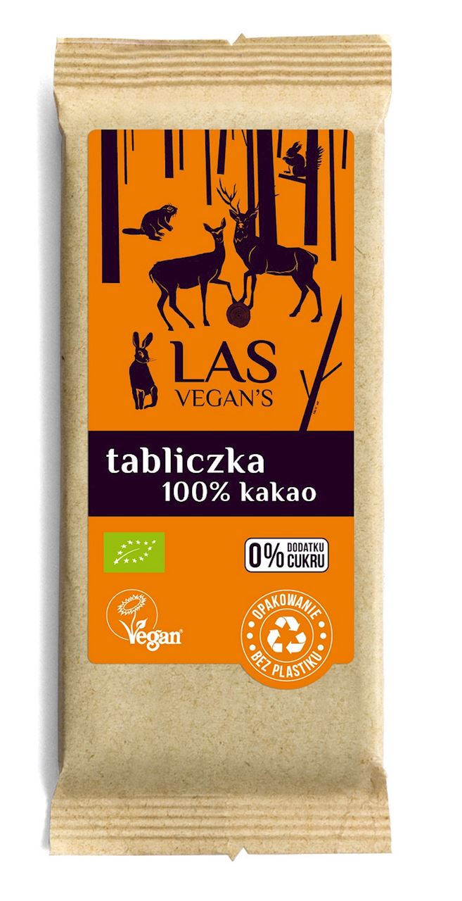 TABLICZKA 100 % KAKAO UGANDA BIO 50 g - LAS VEGAN'S-0