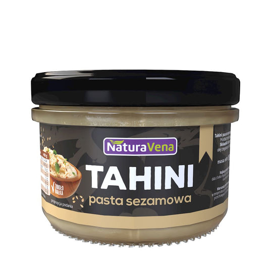 TAHINI PASTA SEZAMOWA 185 g - NATURAVENA-0