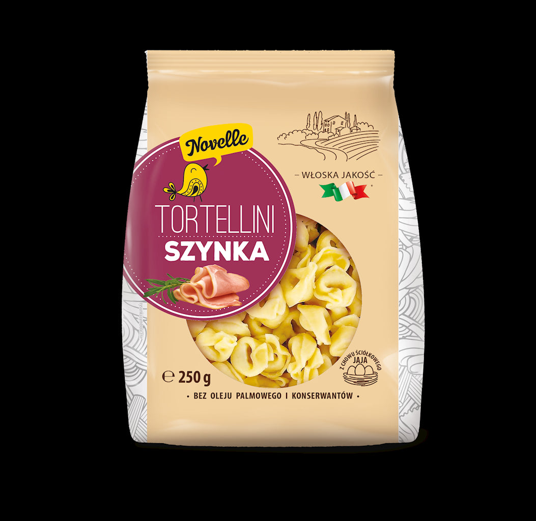 TORTELLINI Z SZYNKĄ 250 g - NOVELLE-0