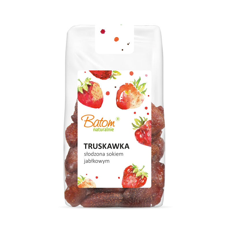 TRUSKAWKA SŁODZONA SOKIEM JABŁKOWYM 100 g - BATOM-0