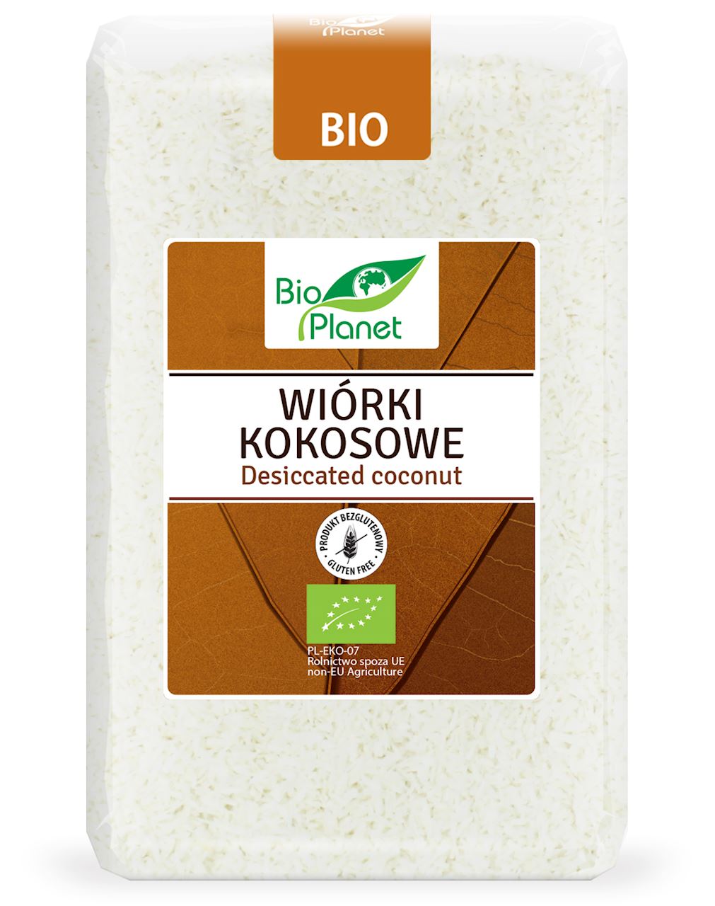 WIÓRKI KOKOSOWE BEZGLUTENOWE BIO 1 kg - BIO PLANET-0