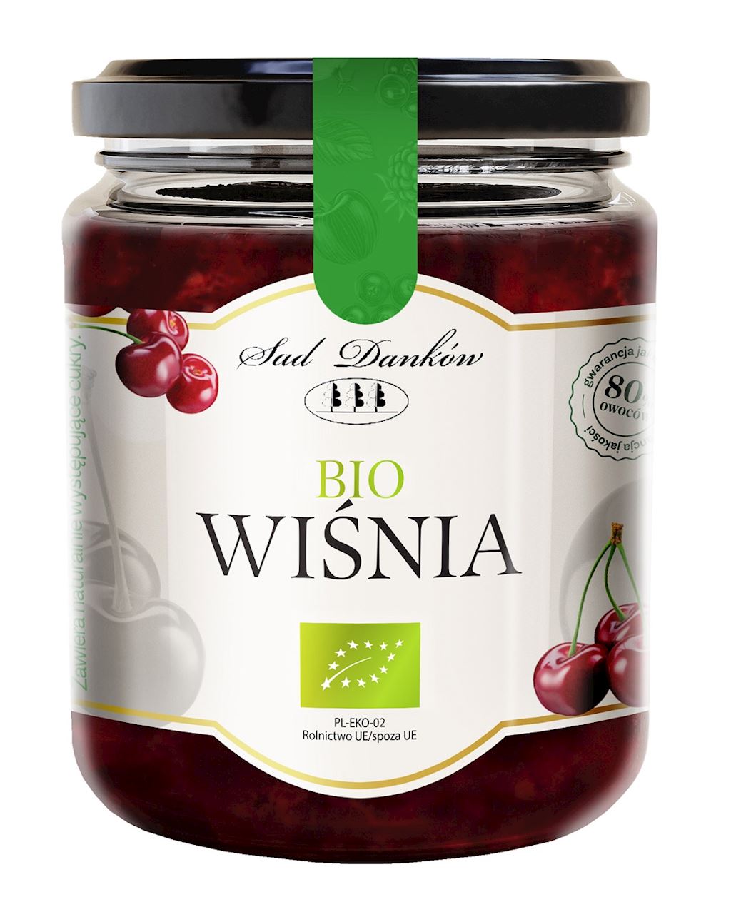 WIŚNIA 80 % BIO 260 g - SAD DANKÓW-0