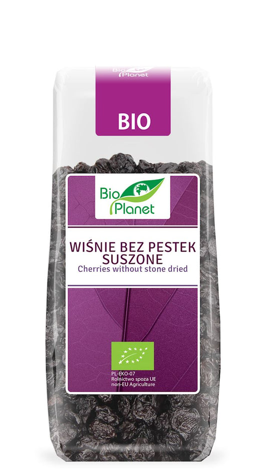 WIŚNIE BEZ PESTEK SUSZONE BIO 100 g - BIO PLANET-0