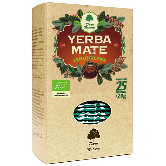 YERBA MATE BIO (25 x 2 g) 50 g - DARY NATURY-0