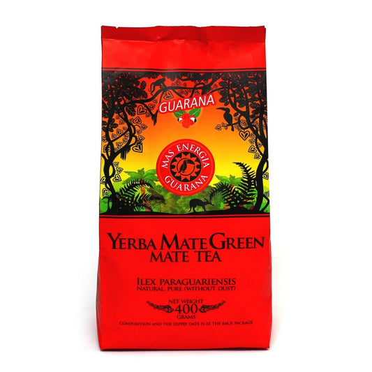 YERBA MATE GREEN MAS ENERGIA GUARANA 400 g - ORGANIC MATE GREEN-0