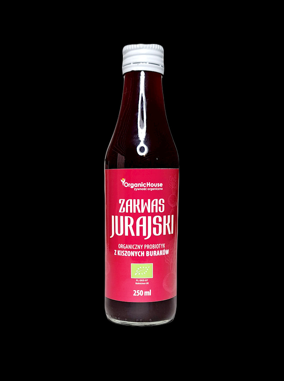 ZAKWAS JURAJSKI Z KISZONYCH BURAKÓW BIO 250 ml - ORGANIC HOUSE-0