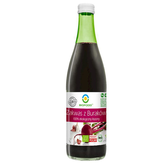 ZAKWAS Z BURAKÓW KISZONYCH BEZGLUTENOWY BIO 500 ml - BIO FOOD-0