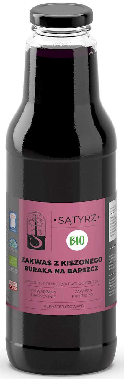 ZAKWAS Z BURAKÓW KISZONYCH BIO 700 ml - SĄTYRZ-0