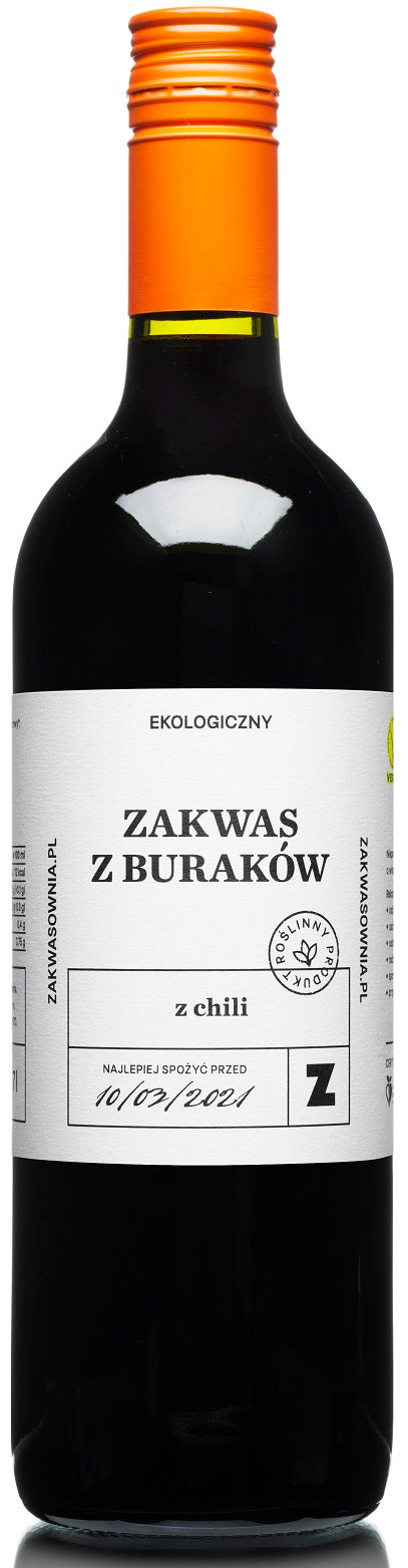 ZAKWAS Z BURAKÓW Z CHILI BIO 700 ml - ZAKWASOWNIA-0