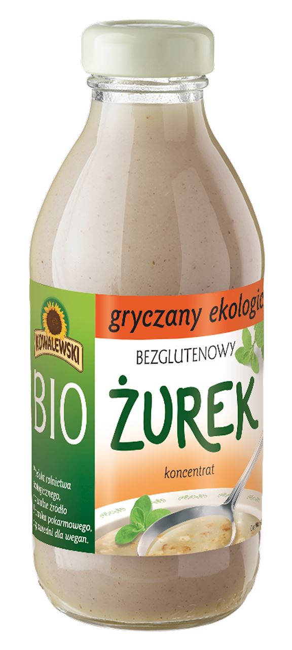 ŻUREK GRYCZANY BEZGLUTENOWY KONCENTRAT BIO 320 ml - KOWALEWSKI-0