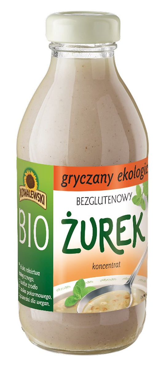 ŻUREK GRYCZANY BEZGLUTENOWY KONCENTRAT BIO 320 ml - KOWALEWSKI-0